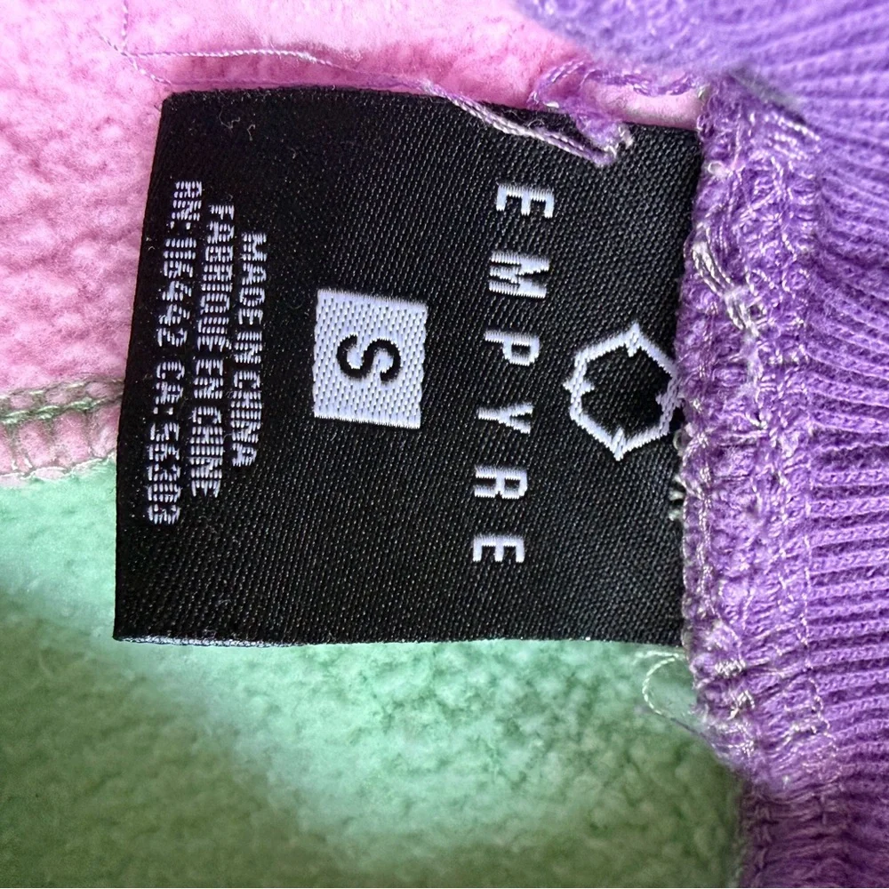 Empyre Pink, Green, and Purple Cargo Joggers